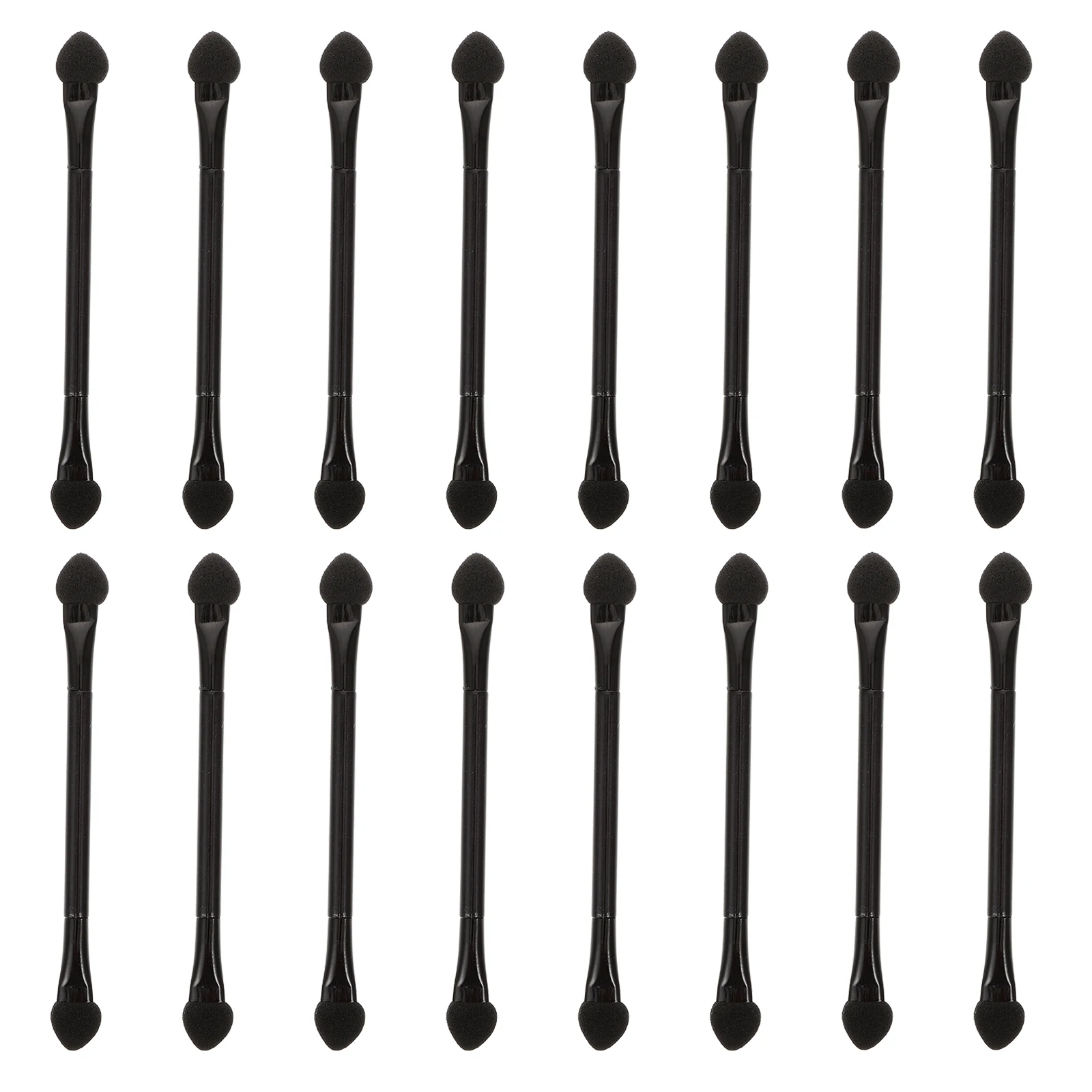 Pinceaux pour fard à paupières, 30 pièces, outils de maquillage double face, bâtons d'éponge en plastique pour femmes, brosse pour ombre à paupières, Eyeliner, Application des sourcils