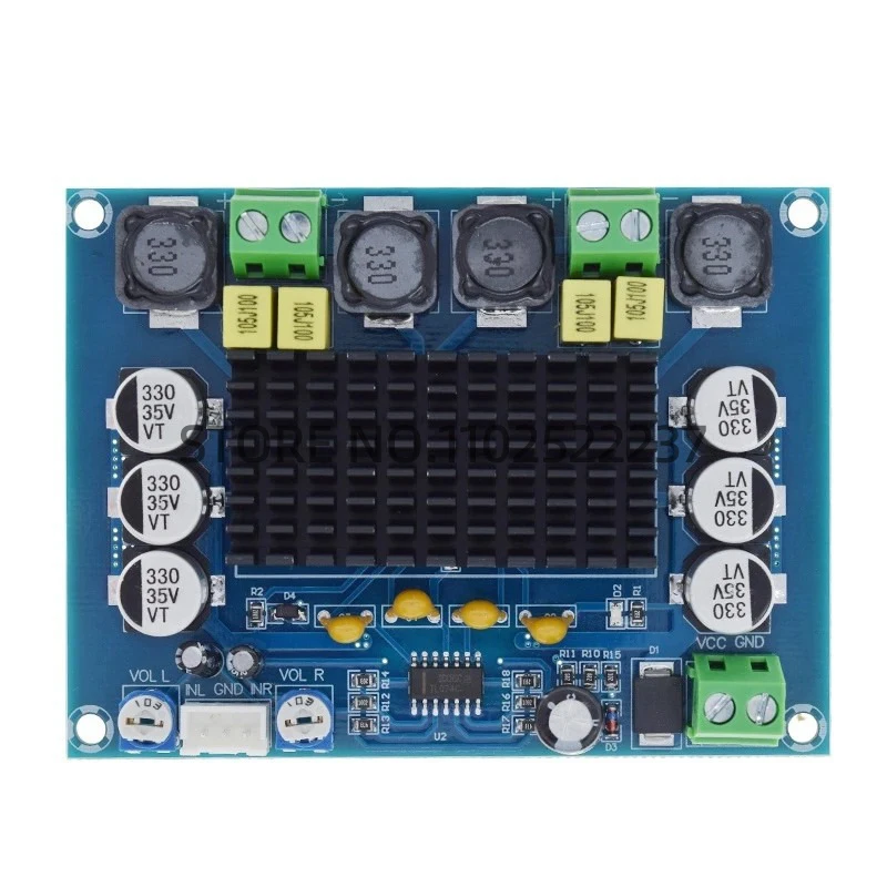 XH-M543 High-Power Digital Power Amplifier Board Audio Module Class D Dual-Channel 2*120W