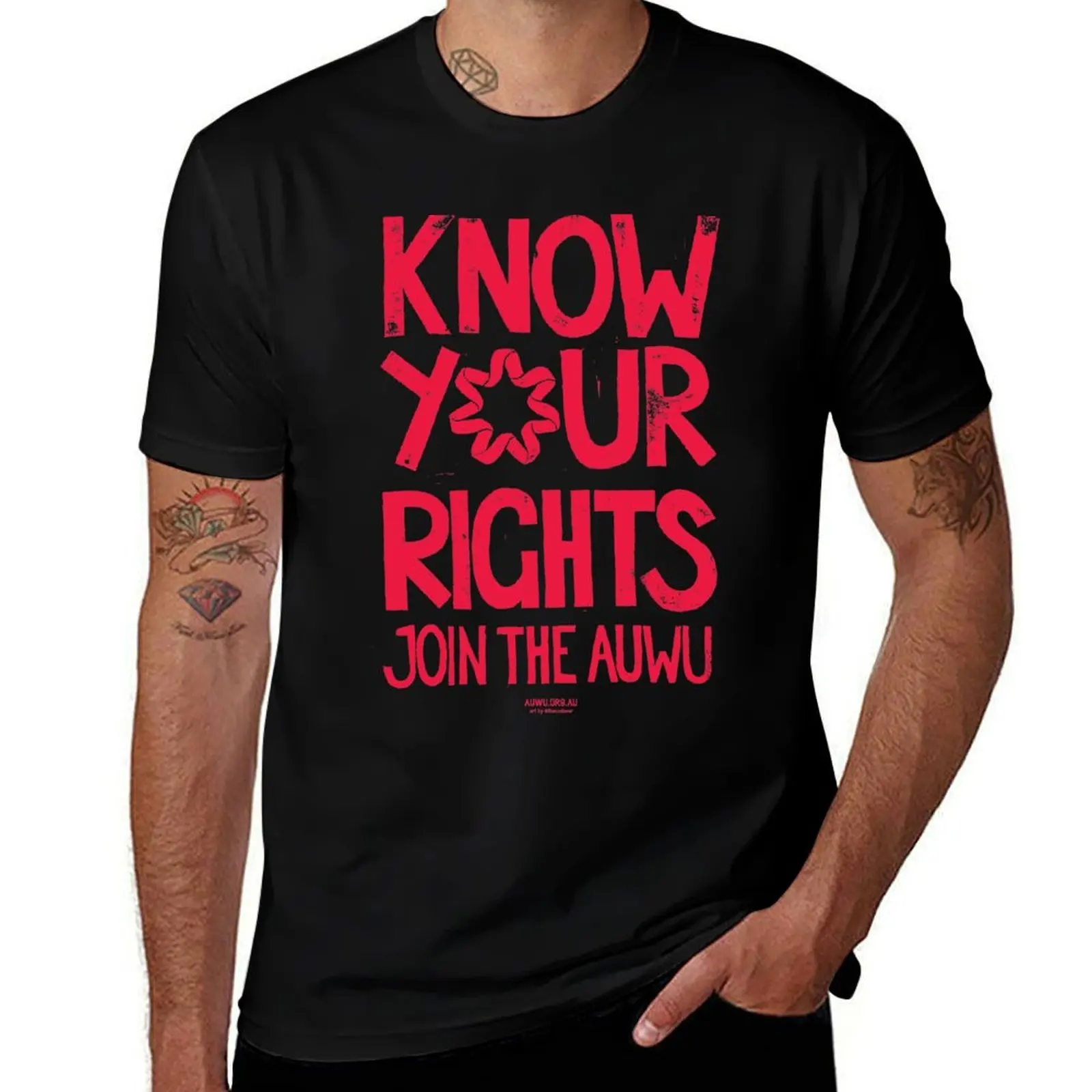 T-shirt KNOW YOUR RIGHTS, T-shirt sportif respirant à manches courtes