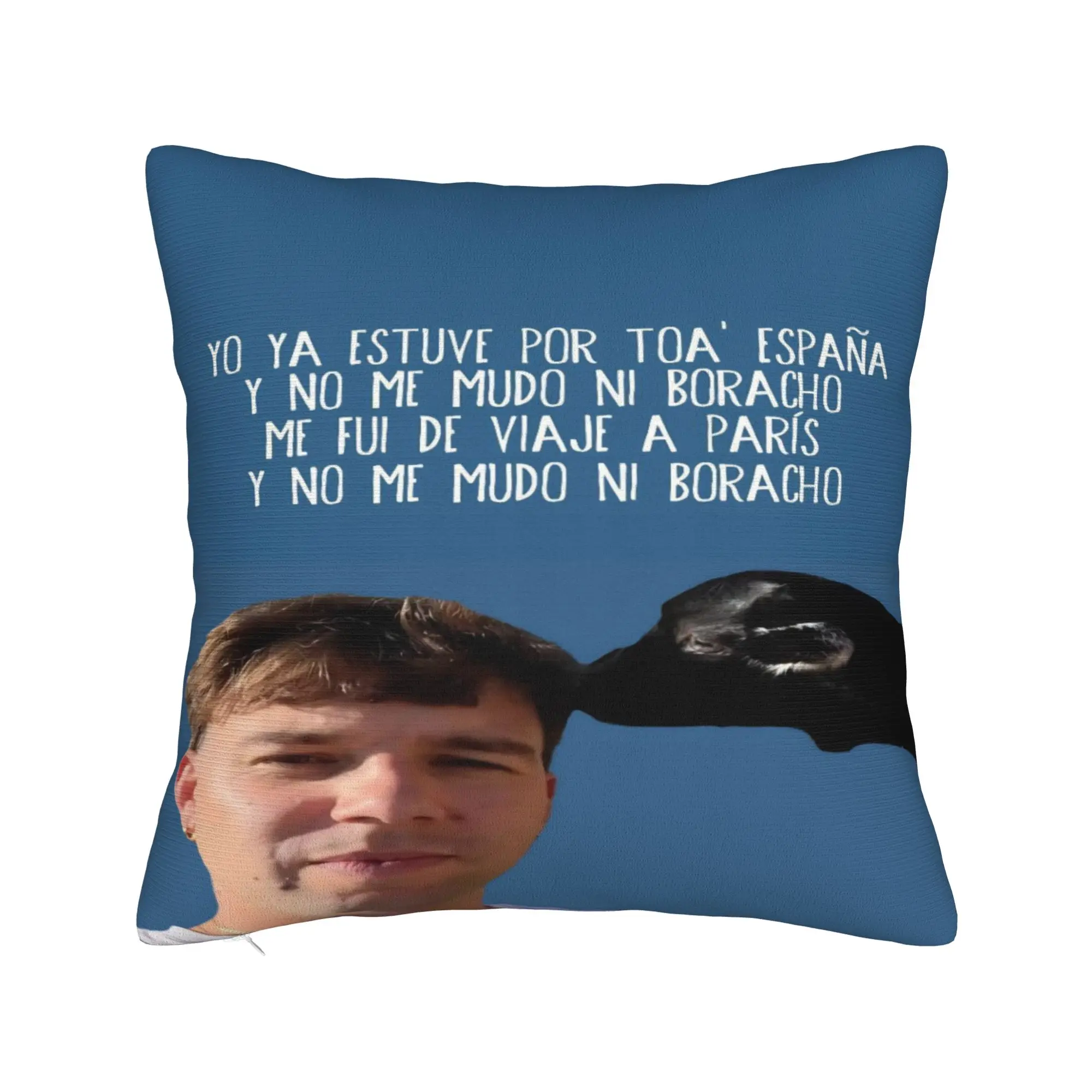 QUEVEDO EL BAIFO 2026 Printed Pillowcases Cushion Cover  Throw Pillow Cover Warm Car Decor Square Multiple Sizes