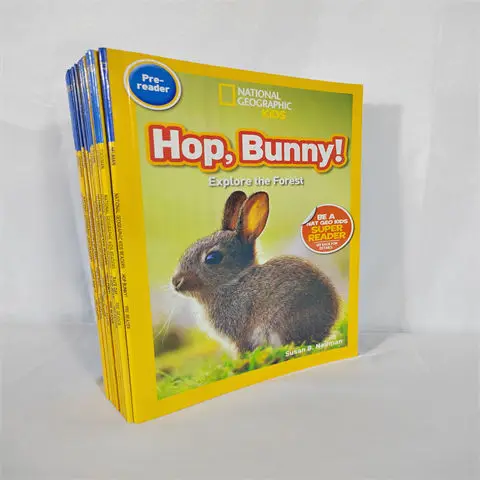 

Английская версия National Geographic,Grading。 книги для чтения для детских энциклопедических книг с картинками