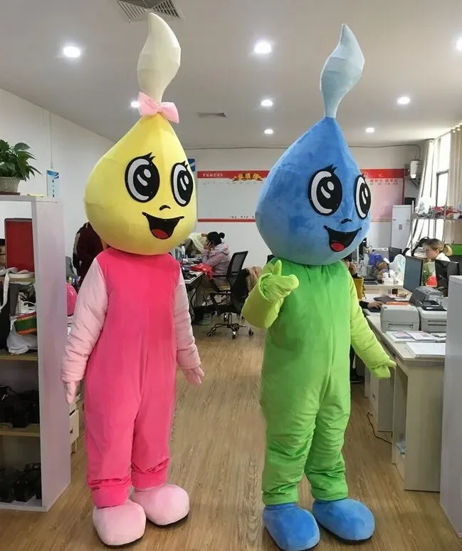 Natal gota de água mascote adulto tamanho trajes fantasia vestido natal cosplay para festa de halloween eventos palco desempenho co