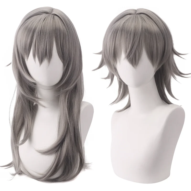 Anime Game Honkai: Star Rail Trailblazer Caelus 65cm Stelle 35cm Grandma Grey Cosplay Cosplay Wig Accessories