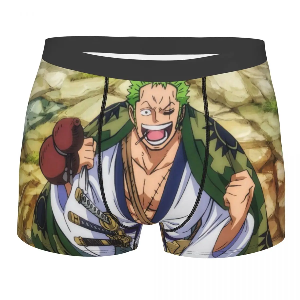 

Men Luffy Zoro Tony Chopper Anime Boxers Fun Underwear Boxer Shorts