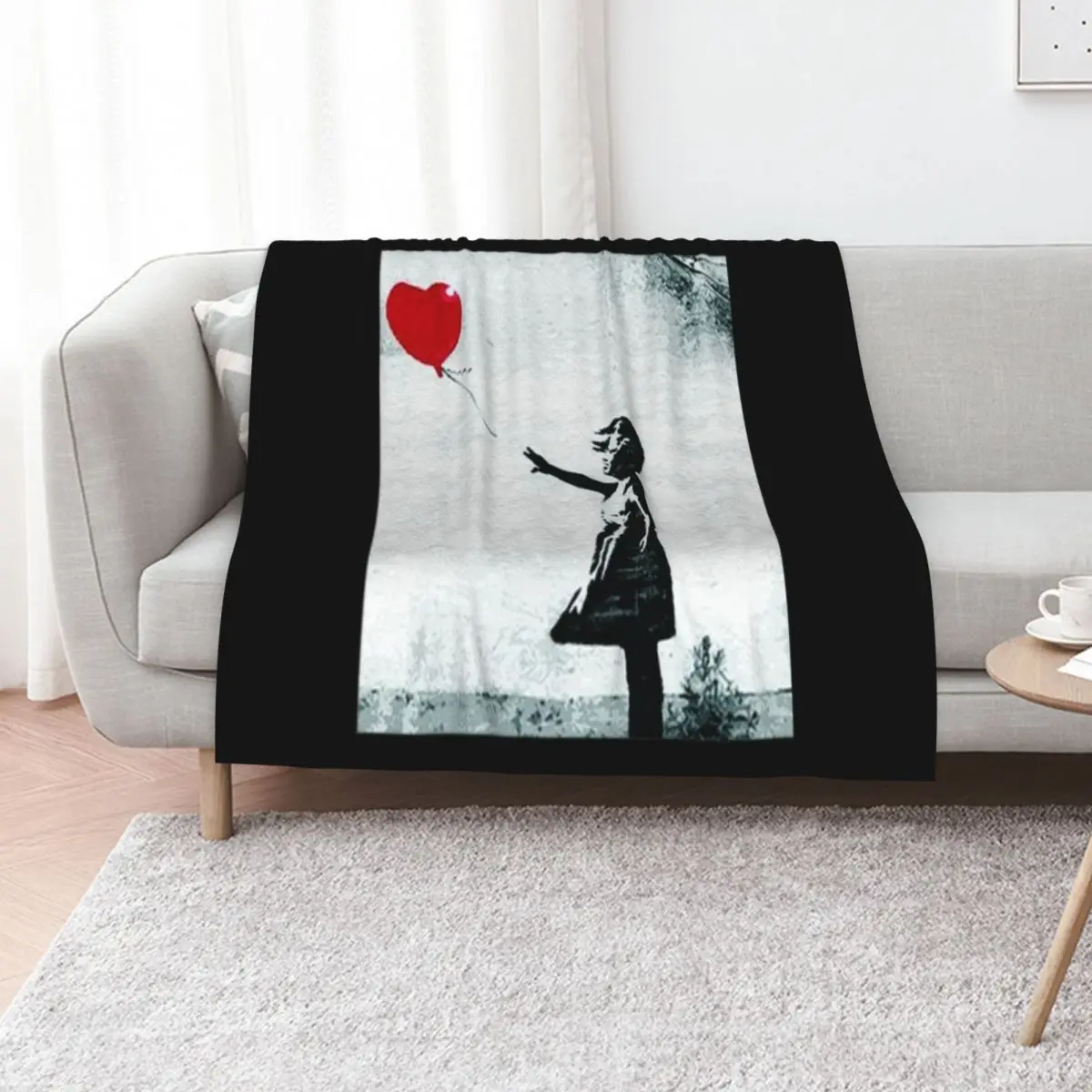 Banksy Hope Throw Blanket bed plaid Luxury Throw Soft Beds Flannel Sofa Throw Plush Blankets
