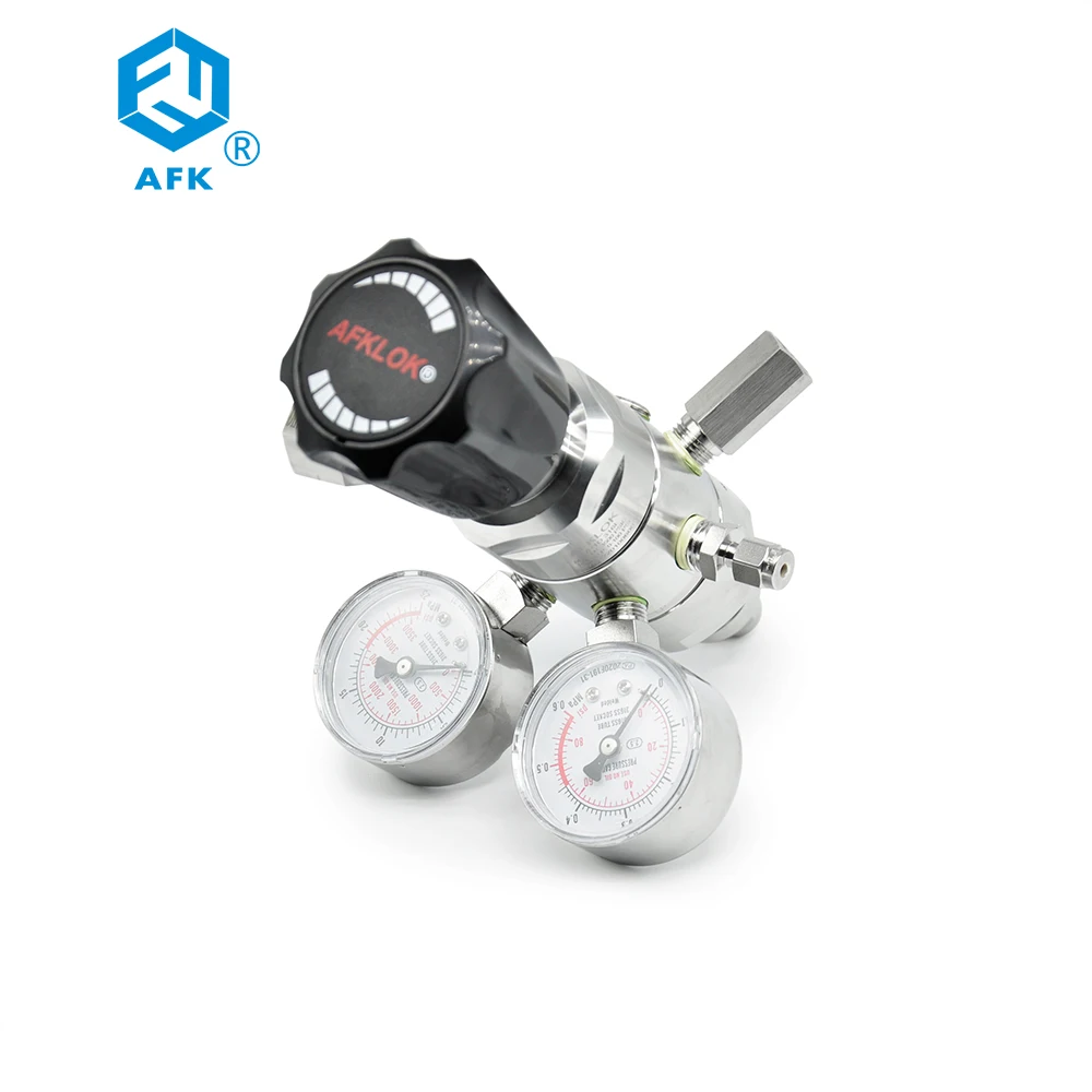 AFK Stainless Steel High Pressure Cylinder Argon co2 Carbon Dioxide Gas Pressure Regulator Valve 25Mpa