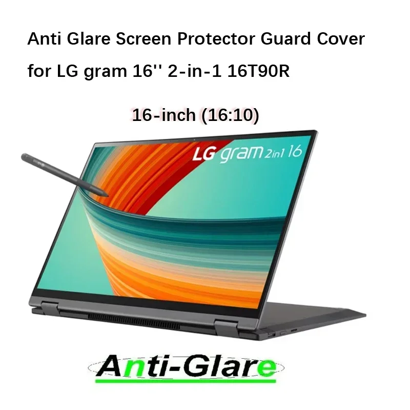 

2PCS Anti Blue Light and Anti Glare Screen Protector Guard Cover for LG gram 16'' 2-in-1 16T90R Laptop PC 16-inch 16:10