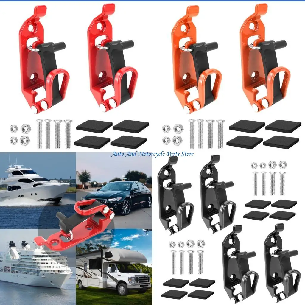 P9FD Multipurpose Zinc Alloy Roof Brackets Shovel Holder for Truck, Heavy Duty Shovel Mounts Axes Holder Mount