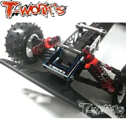 Originale T funziona TE-139 7075-T6 allum. Tutore paratia anteriore per parte Kyosho Optima Rc