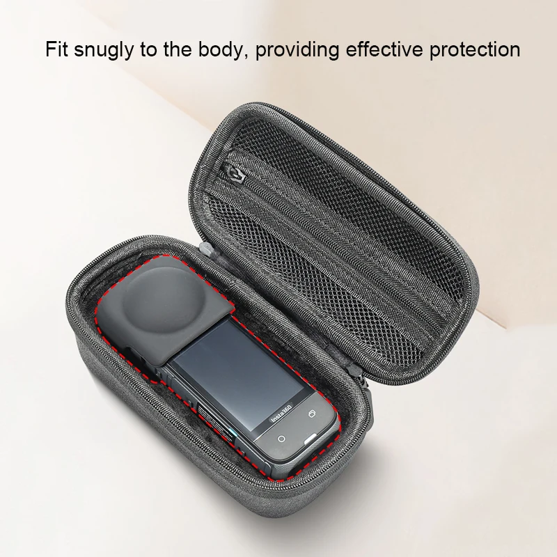 Mini Carrying Case for Insta360 X4 Air /X5 X4 Portable Body Storage Box Anti-Scratch Bag Sports Camera Accessories - view 2