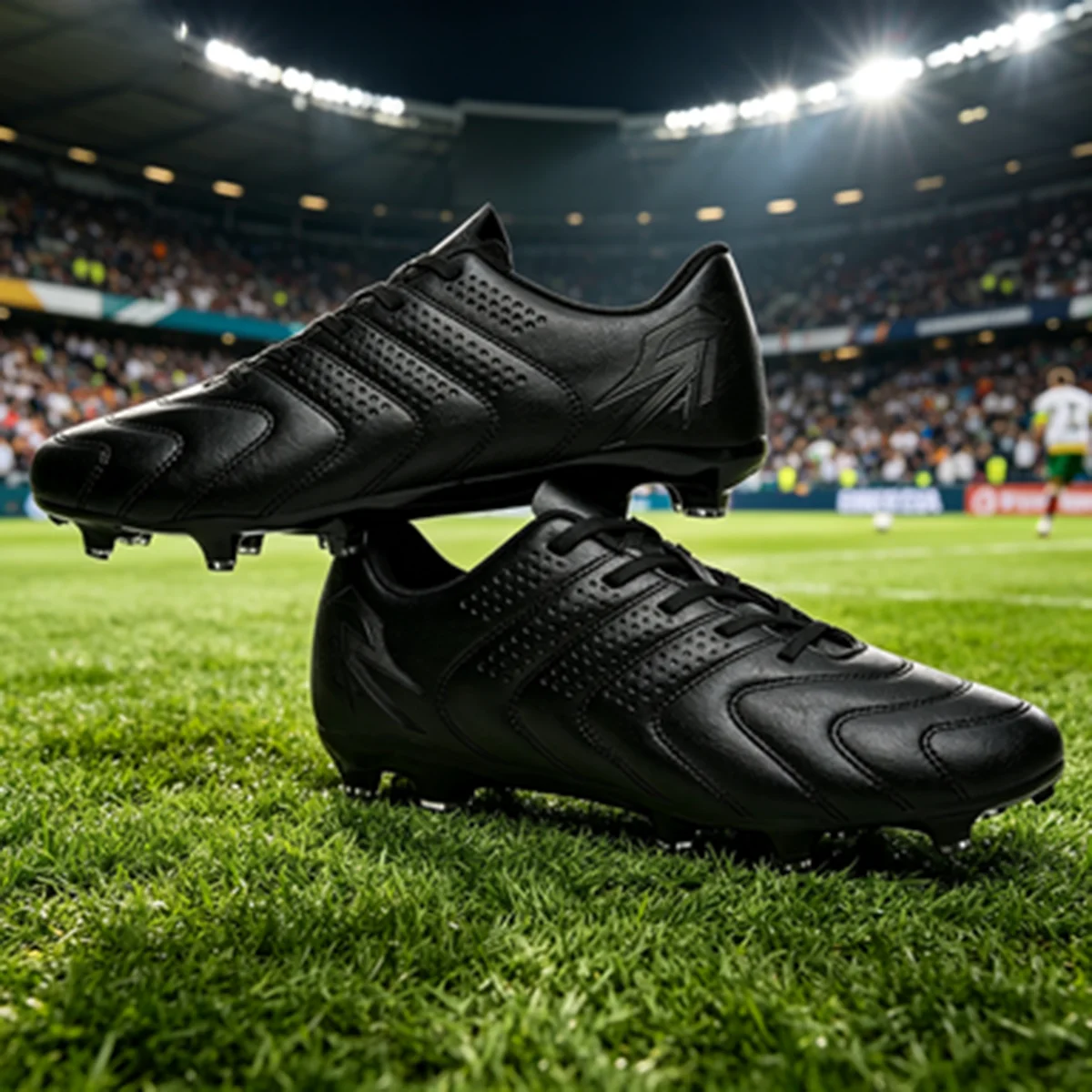 Classic Style AG FG football shoes PU Fabric Ventilated Upper TPU Wearproof Outsole Unisex Kids Outdoor Football Shoes
