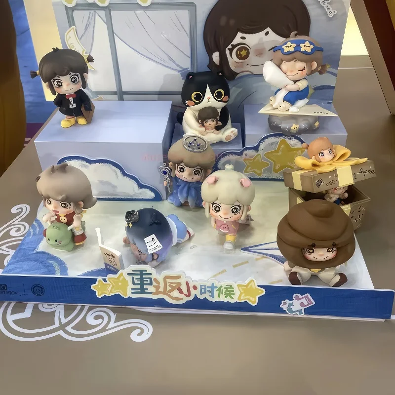 

Return to childhood series of blind box toys, cute ornaments as gifts for good friends, make smile, holiday for children adults.