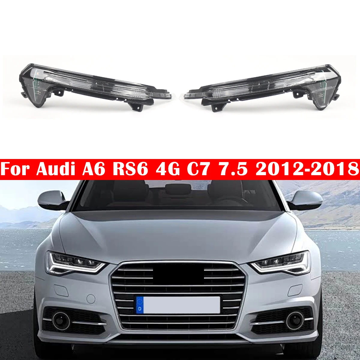 

Для Audi A6 RS6 4G C7 7.5 2012 2013 2014 2015 2016 ~ 2018 автомобильные зеркала указатели поворота 4GD949101 4GD949102 4G5949101B 4G5949102B