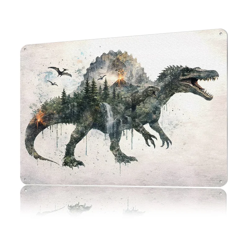 Spinosaurus Metal Poster Custo - Retro Poster Gaming review and price