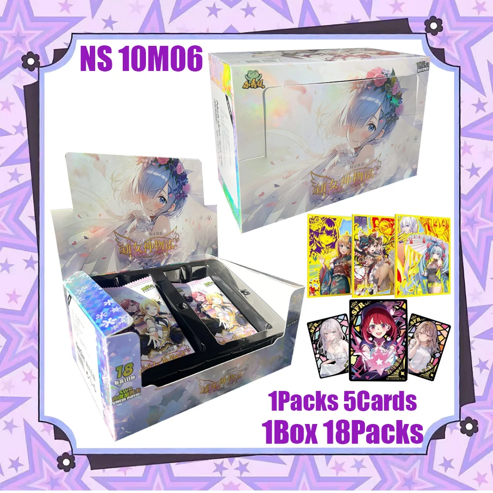 Wholesale Newest Goddess Story Collection Cards NS-10m06 Hobby CCG Game Cards Bikini Doujin Booster Box Toys Birthday Gifts