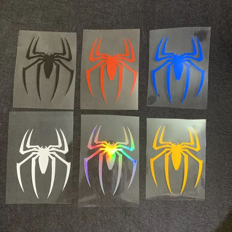 

2PCS Spider Car Stickers Creative Waterproof Reflective Vinyl Decal for Rear & Front Windshield Decorative Accessories