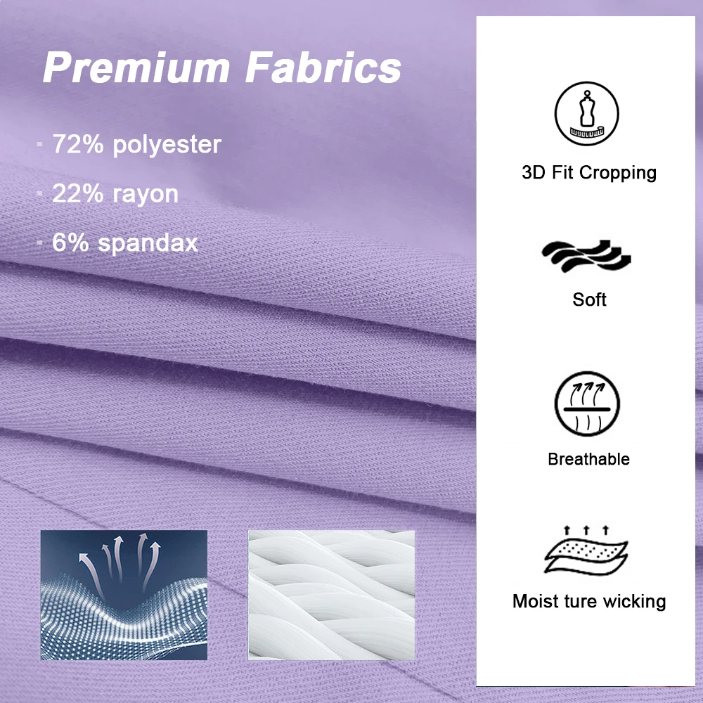 Venda quente calças retas conjunto multi colorido workwear feminino uniforme veterinário pet shop laboratório roupas de trabalho médico enfermeira esfrega conjunto