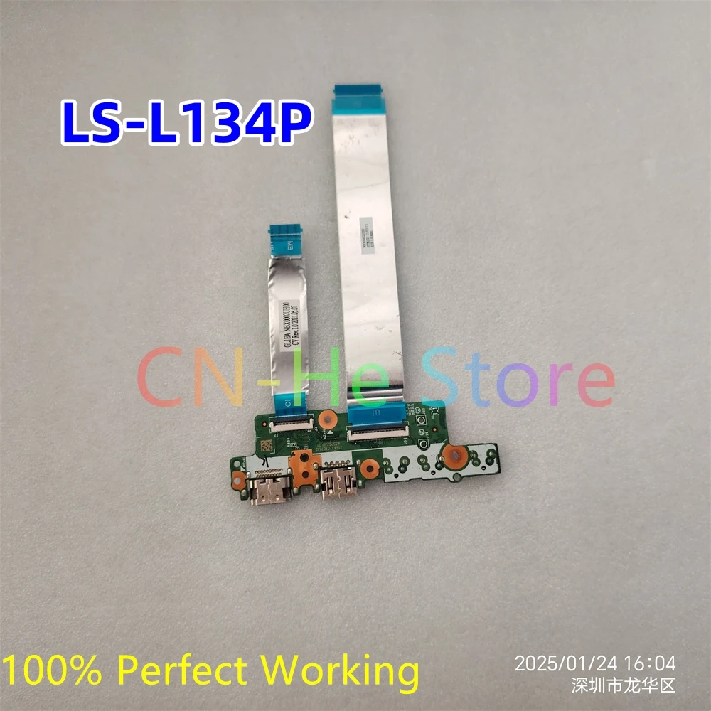 LS-L134P FOR Lenovo Chromebook 100e-82J7 300e 2nd USB HD Tablet Board  With Cable 5C51C94218 GL1EA LS-L134P Fast Shipping