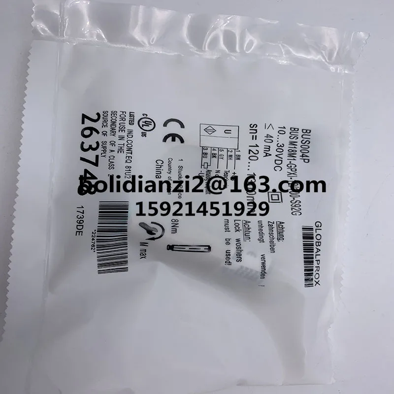 New Range Ultrasonic Sensor BUS004P BUS M18M1-GPXI-12/100-S92G