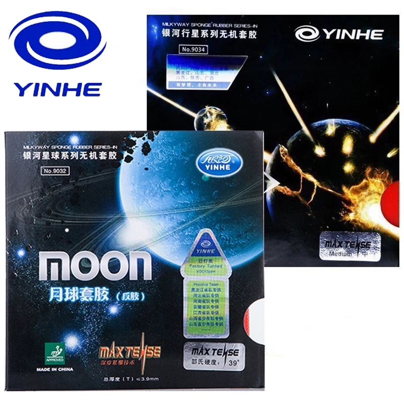 Yinhe Moon SPEED Max Tense No Factory Tuned pips in Table Tennis Rubber With Sponge for Ping Pong Racket