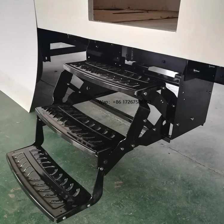 

Ручная трехступенчатая складная подножка из легкого алюминиевого сплава для автодомов и коммерческого транспорта