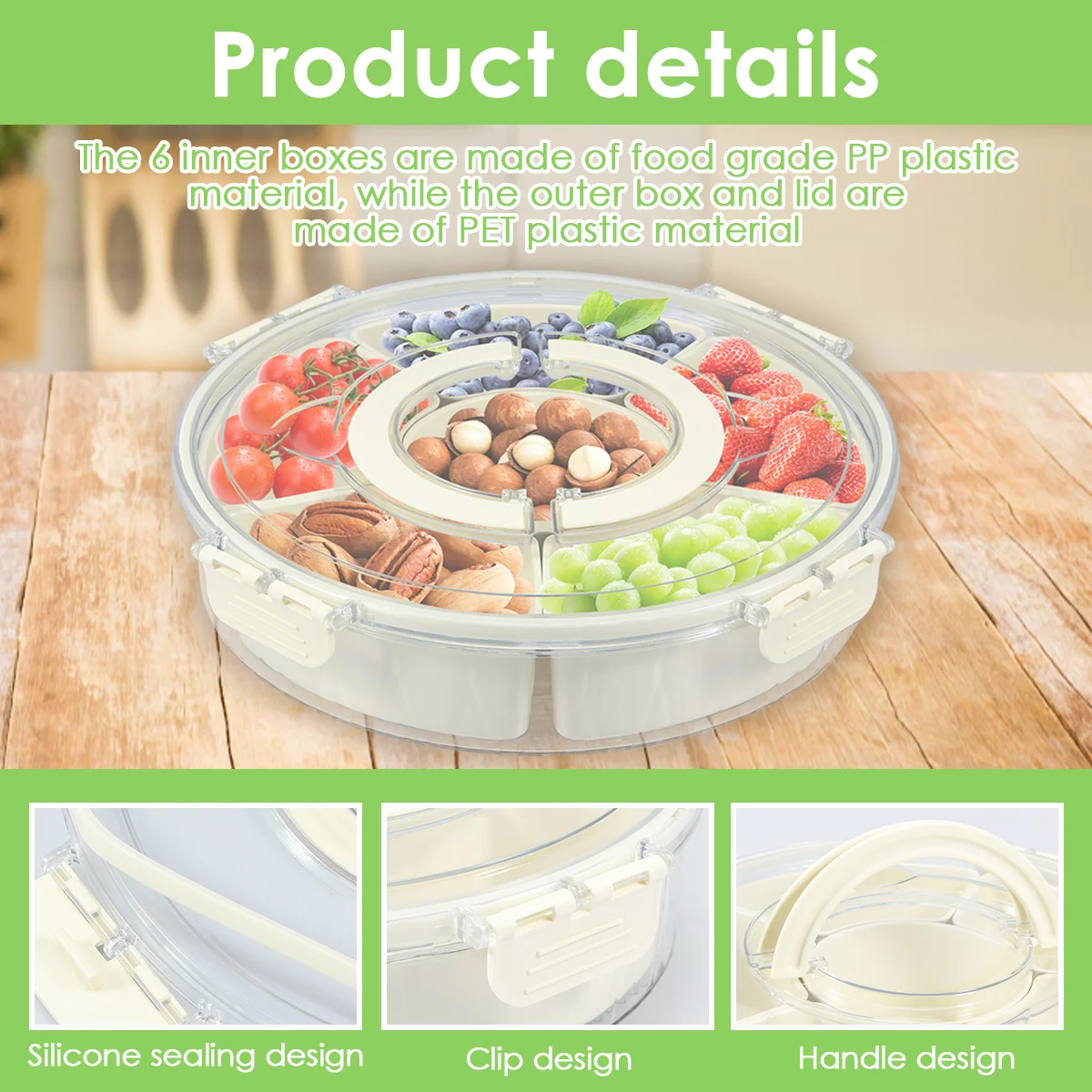 360Rotate Charcuterie Containe - đánh giá và giá Kitchen Gadgets Storage Ideas