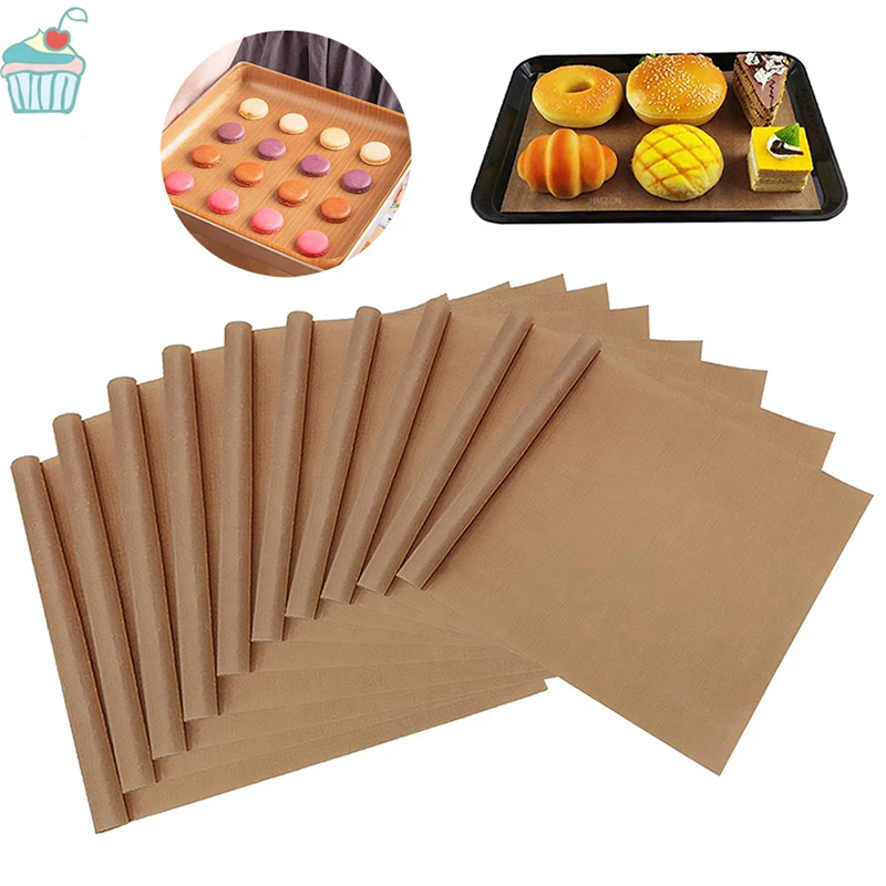 Reusable Fiberglass Cloth Baking Tools High Temperature Thick Oven Resistant Bake Oilcloth Pad Cooking Paper Mat Kitchen Tools