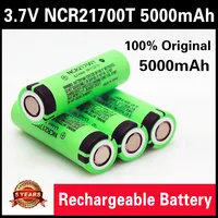 1-10pcs 21700 5000mAh Li-ion Battery 3.7V Discharger 35A Power Battery High Discharge Battery for LED Flashlight Travel