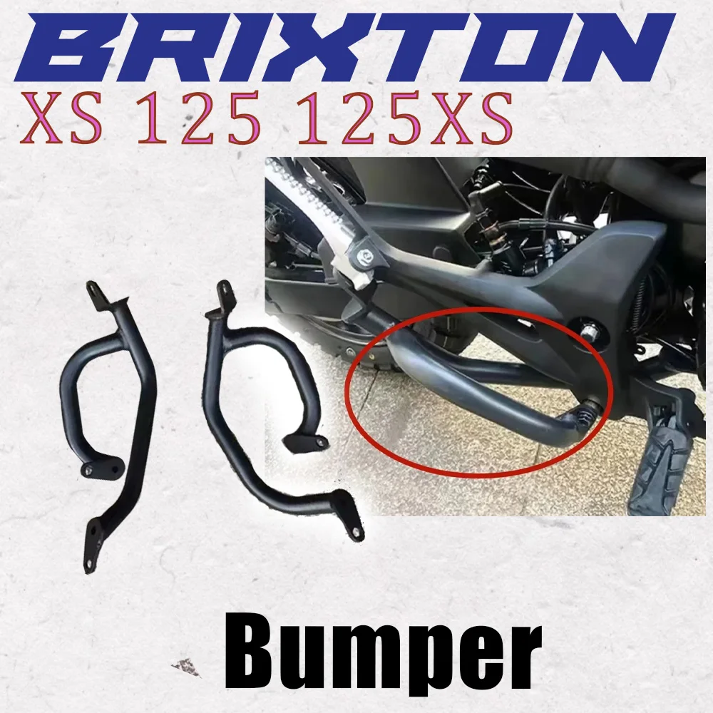 

New Motorcycle Fit Brixton XS125 Bumper Footrest Guard Collision Bumper For Brixton XS 125 125XS