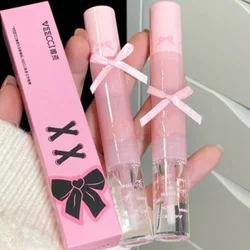 VEECCI Double Head Matte &Mirror Water Lip Gloss Lightweight Color Holding Multi Effect Long-lasting Lip Makeup with Brush