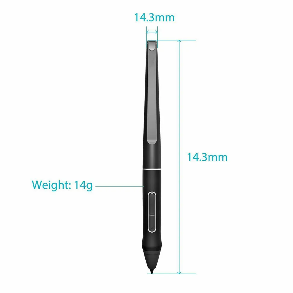 PW100 Digital Pen Battery-free Stylus Pen For HUION H640P H950P H1060P H610PRO V2 Graphics Drawing Tablets Handhold Pen