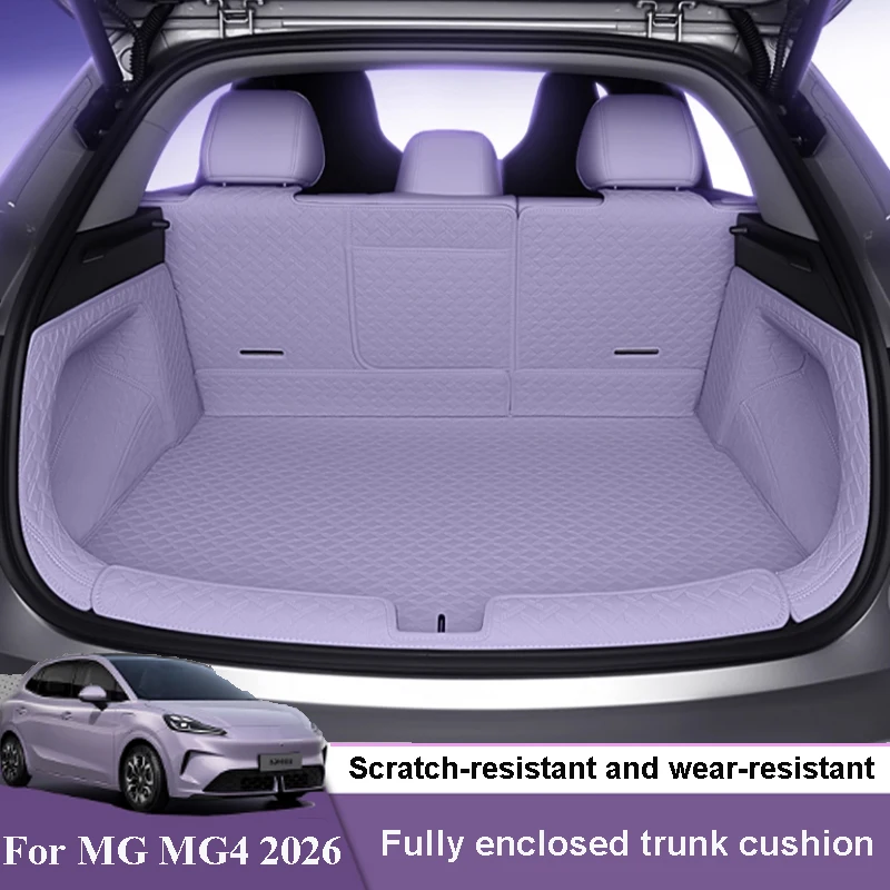 

Для MG MG4 2036, полностью закрытый багажник, украшение интерьера, хвостовая коробка, подушка, аксессуары, водонепроницаемая, устойчивая к царапинам