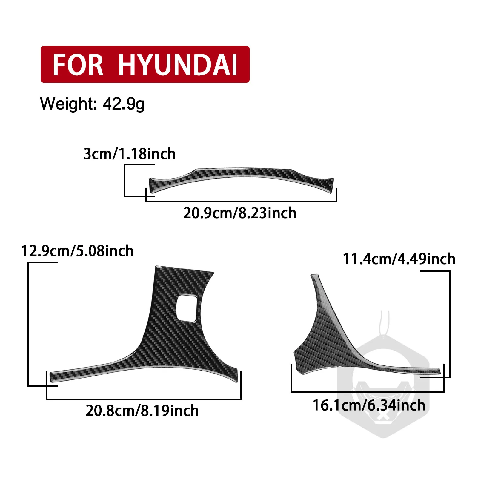 For Hyundai Genesis / Rohens Coupe 2013—2016 Car Accessories Carbon Fiber Speedometer Surround Panel Interior Cover Trim Sticker