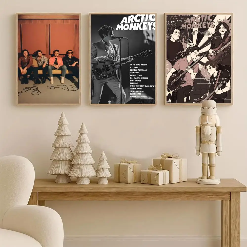 Merch band A-Arctic Monkeys Poster Resistente al Agua Duradero para Decoracion de Pared en Cualquier Espacio