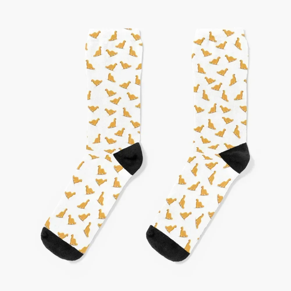 Dinosaur Chicken Nugget - Brachiosaurus Socks heated sheer Socks Women Men's