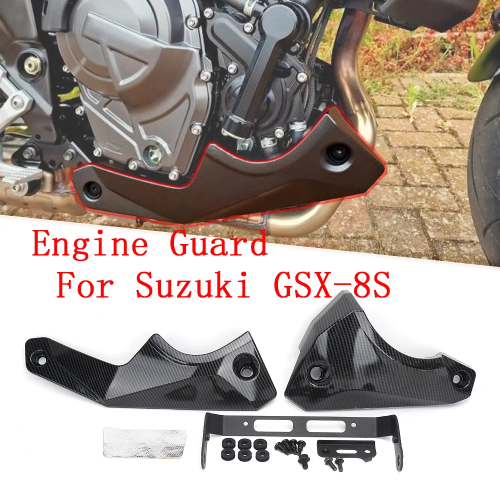 

Motorcycle Frame Engine Guard Side Protection Cover Fairing Protector Panel Accessories For Suzuki GSX-8S GSX 8S GSX8S 2022-2024