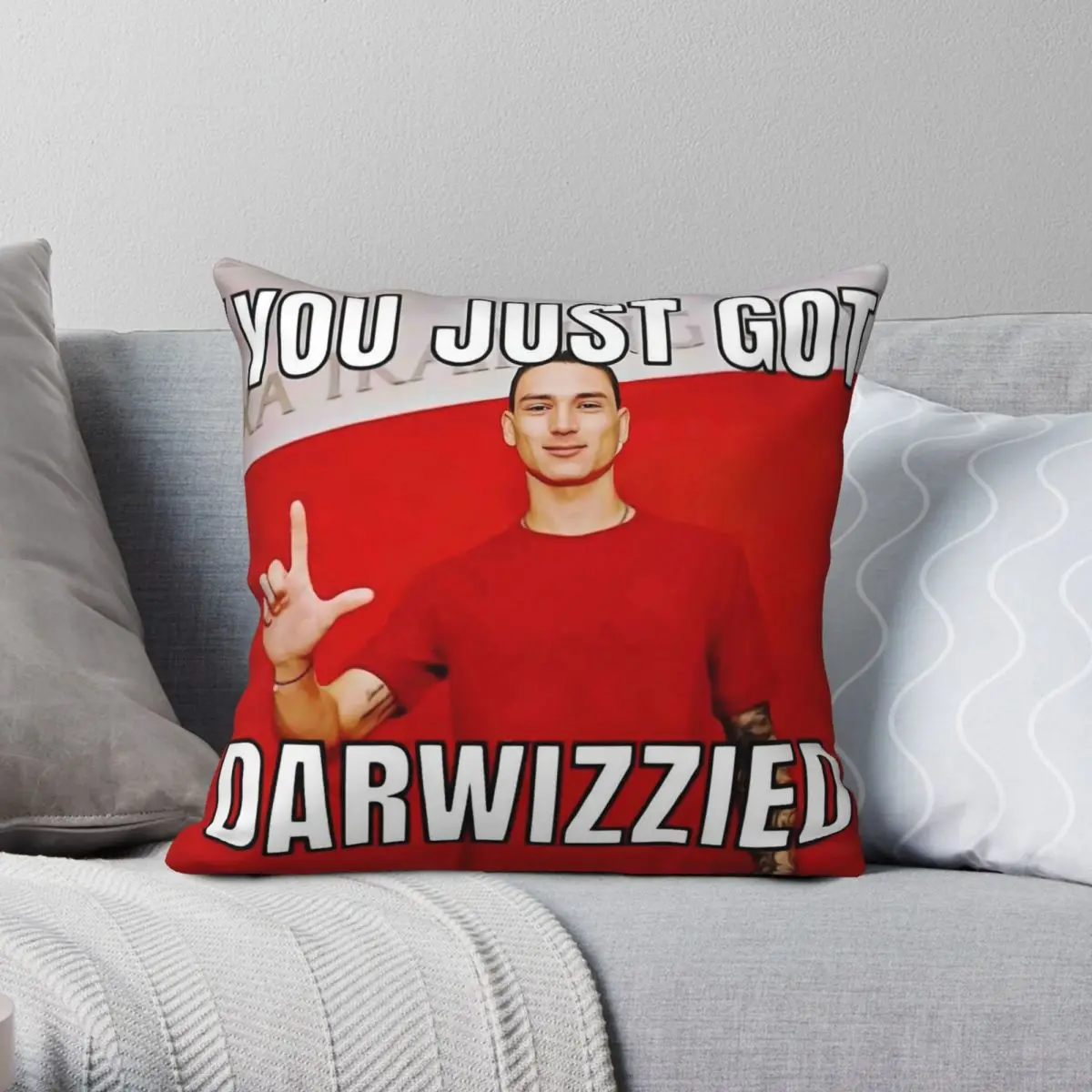 You Just Got Darwin Nﾦﾱez Pillowcase Polyester Linen Velvet Printed Zip Decor Throw Pillow Case Bed Cushion Cover Wholesale