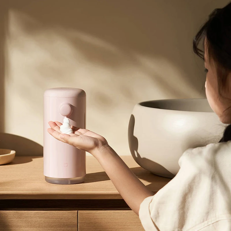 Новый оригинальный дозатор мыла Xiaomi Mijia, автоматический пенообразователь, милая версия, ручная мойка, ванная комната, жидкость в комплект не входит