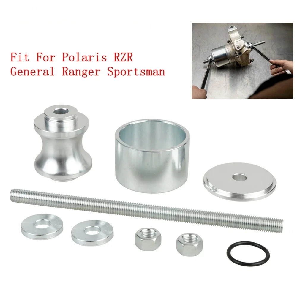 Aluminum 44mm or 40mm Wheel Bearings Removal Tool Silver For Polaris RZR General Ranger Sportsman for Removal and Installation