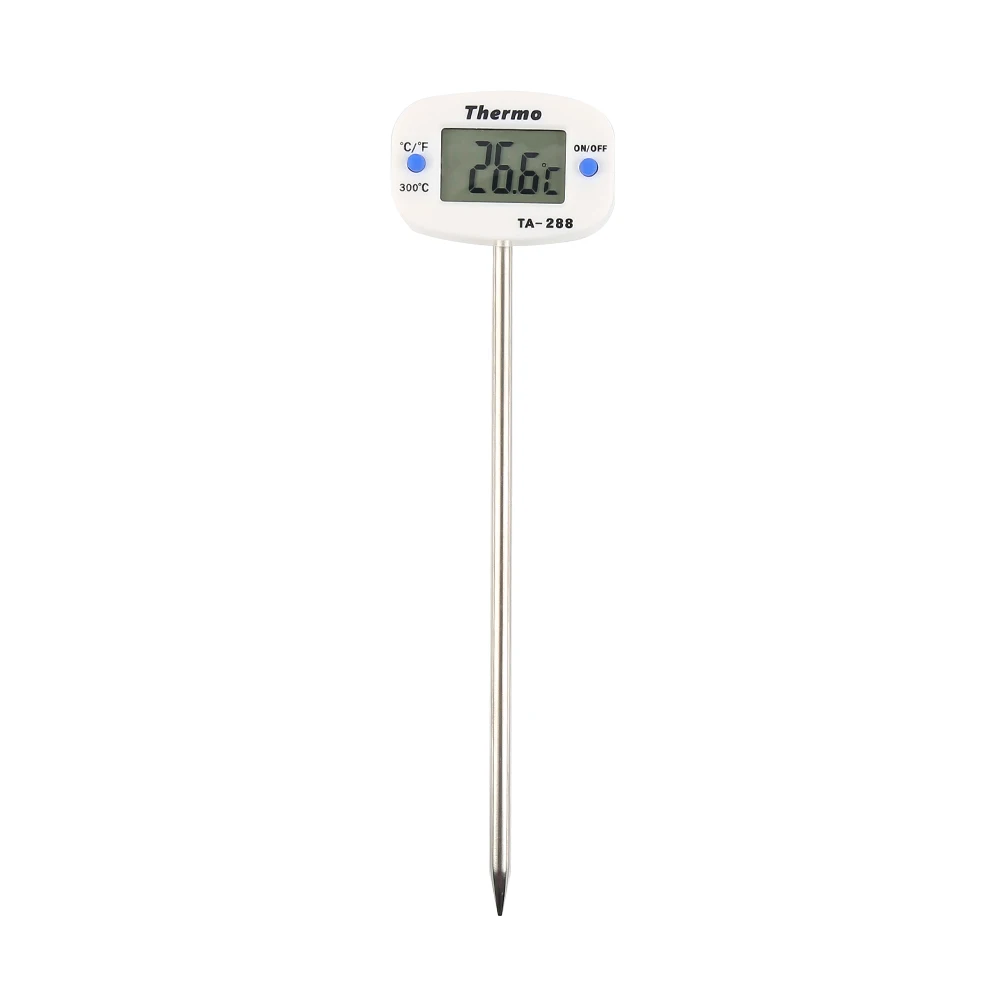 Portable Digital Kitchen Thermometer BBQ Meat Water Oil Cooking Electronic Probe Food Oven Thermometer With Tube