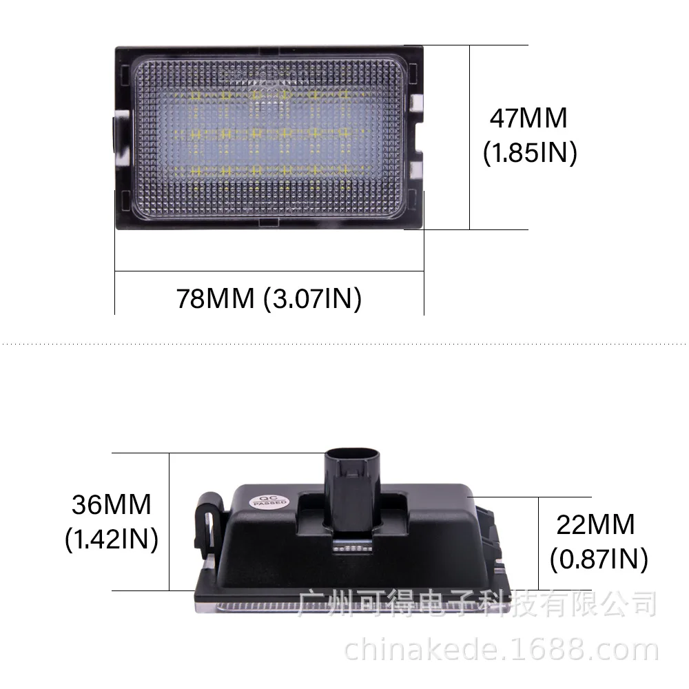 Suitable for Land Rover LandRover Discovery 3/4 Freelander 2 Range Rover Sports license plate light LED assembly cross-border