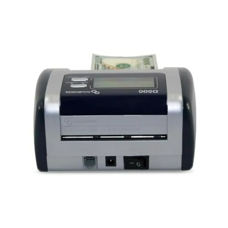 D500 Machine automatique de détection d'argent de valeur de facture de contrefaçon de 5 points pour les factures suspecites de dollars américains dans la banque de détail et l'hôpital