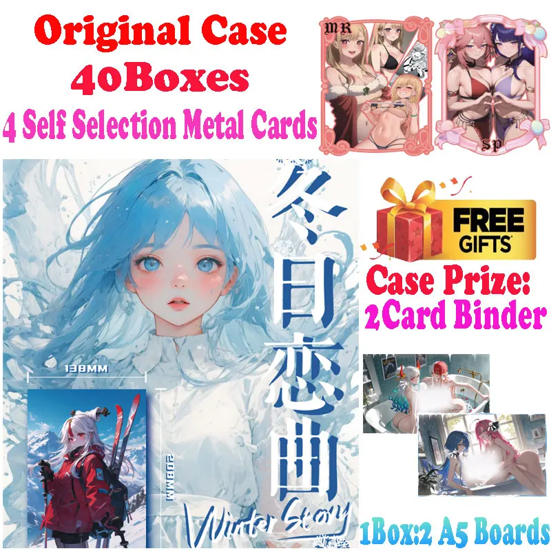 

Wholesale 2025 Lastest A5 Size Winter Story Collection Card Board Waifu Yae Miko Booster Box TCG Doujin Toys And Hobby Gift