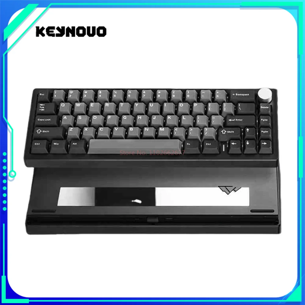 Yunzii Al68 Mechanical Keyboard Tri Mode Dynamic Rgb Wireless Gaming Keyboard Aluminum Gasket Custom Keyboard Gamer Accessories