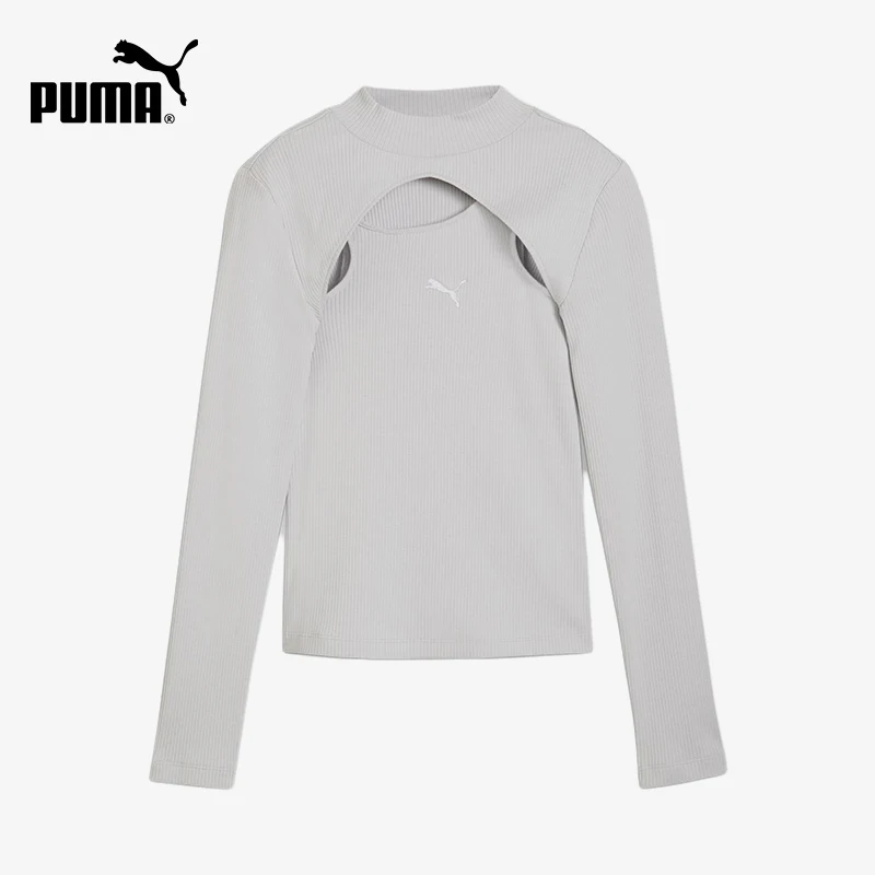Puma genuine women's gray engraved design, close fitting, slim fit, warm and casual sports shoes 630921-09