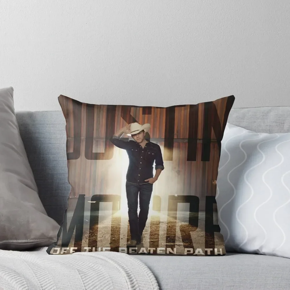 Justin Moore off the beaten path Throw Pillow Cushions For Sofa Couch Pillows christmas pillow case pillow