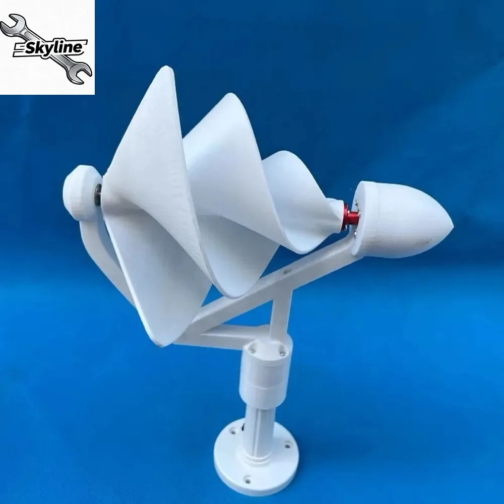 Micro Wind Turbine Generator 50W, 12V DC Output, Low Start Wind Speed (1.5m/s), Efficient Three-Phase PM Brushless Generator