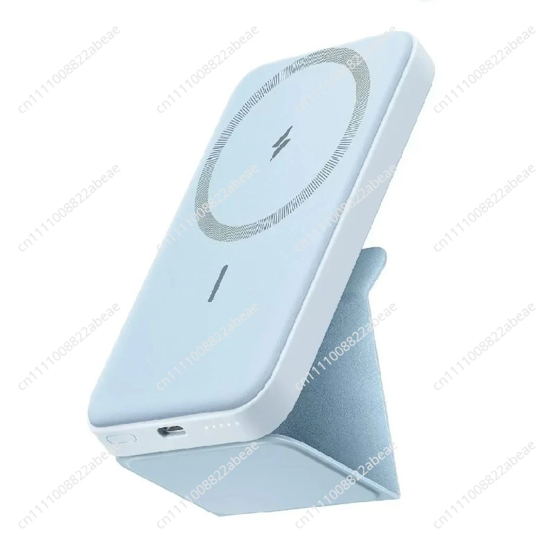 Foldable Portable 5000mah Magnetic Wireless Power Bank For Magsaf Slim Powerbank Batterie Externe Charger