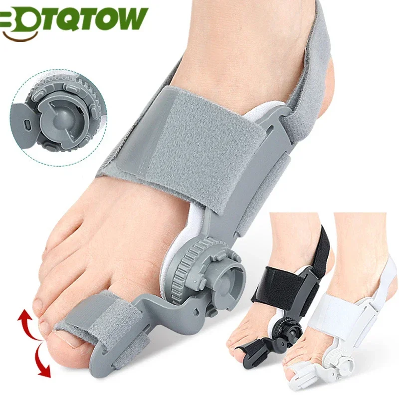 1PCS Bunion Corrector for Men Women Big Toe,Adjustable Bunion Splint,Orthopedic Toe Straightener with Anti-slip Heel Strap