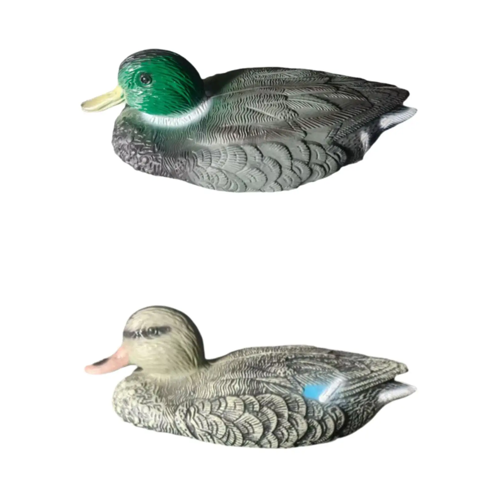 Floating Duck Decoy Realistic Fake, Decorative, Easy to Place, Duck Statue, Hunting Decoy Pond Decor for Yard, Outdoor Patio